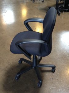 black steelcase chair for office